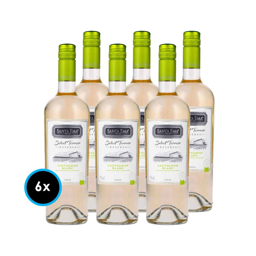 CAJA SANTA EMA SELECT TERROIR (Sauvignon Blanc): 6x Vino Santa Ema Select Terroir Reserva Sauvignon Blanc 750cc_1