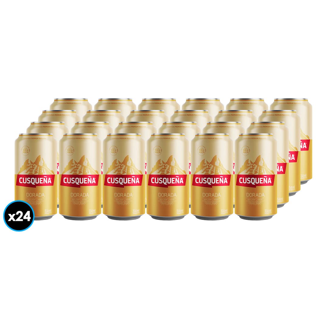 24x Cervezas Cusqueña en Lata 354cc_1