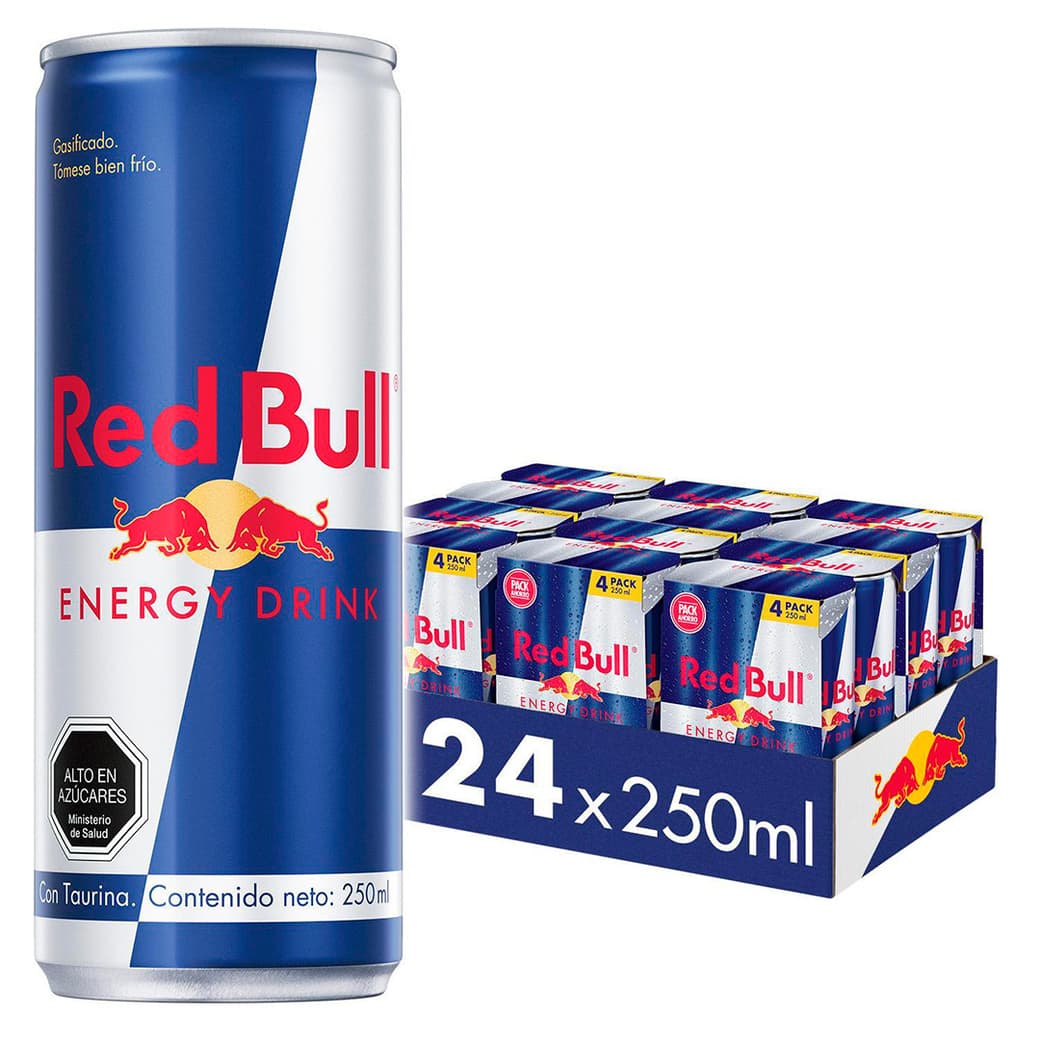 CAJA RED BULL: 24x Bebida Energética Red Bull 250cc_1