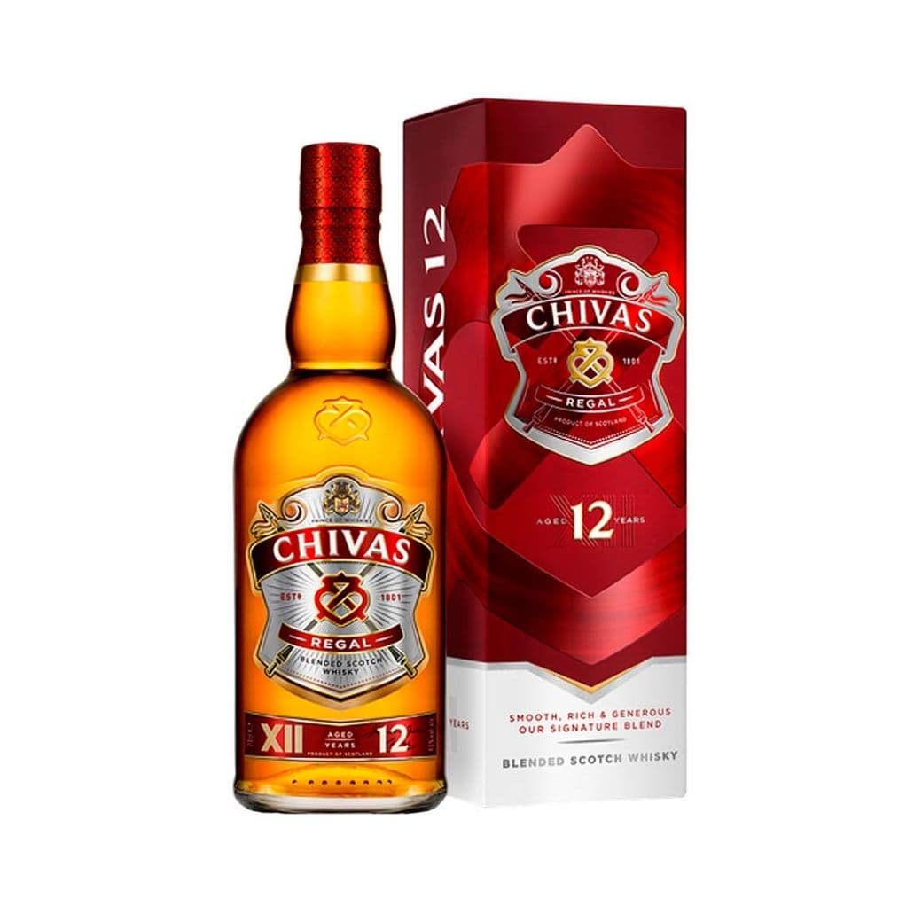 Whisky Chivas Regal 12 años 750cc 40º alc._1