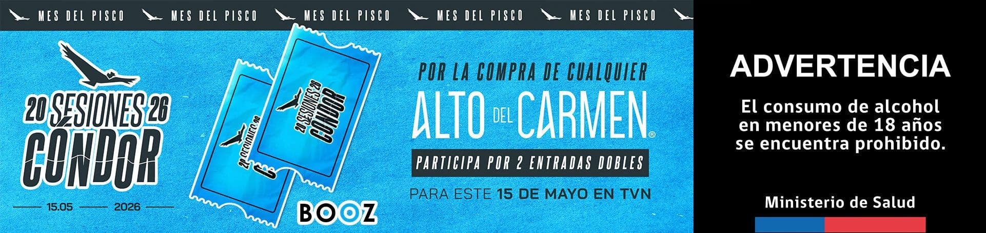 Sorteo Entradas Alto Del Carmen