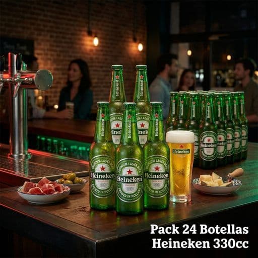 24x Cervezas Heineken en Botellas de 330cc_3