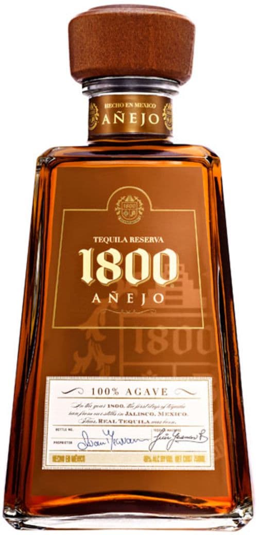 Tequila Jose Cuervo 1800 Añejo 100% Agave 750cc_1