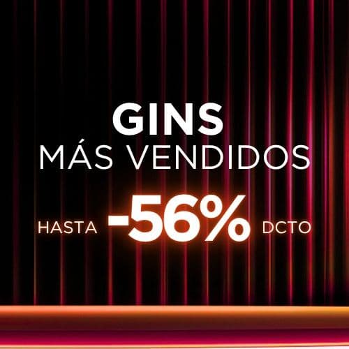 ¡Gins Más Vendidos Hasta -56%!